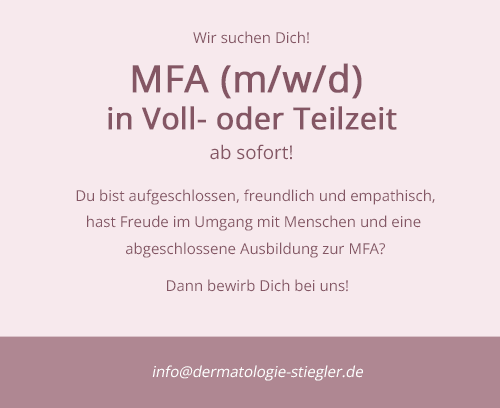 Stellenanzeige MFA